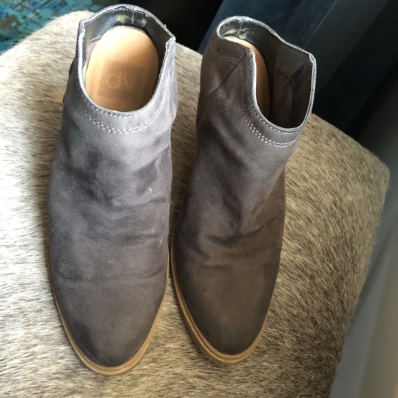 Dolce Vita open heel closed toe mule dark grey size 7 - Picture 2 of 8